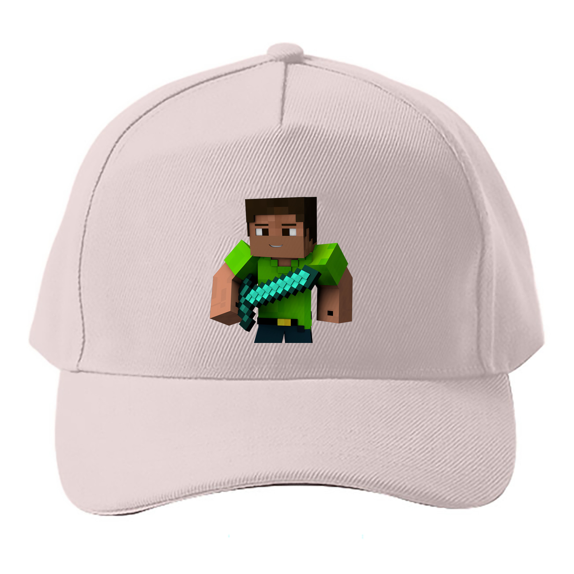 （画像用） マインクラフト ブロックの世界 Minecraft MC Block world ベースボールキャップ 綿100％ 男女兼用 帽子 スポーツ